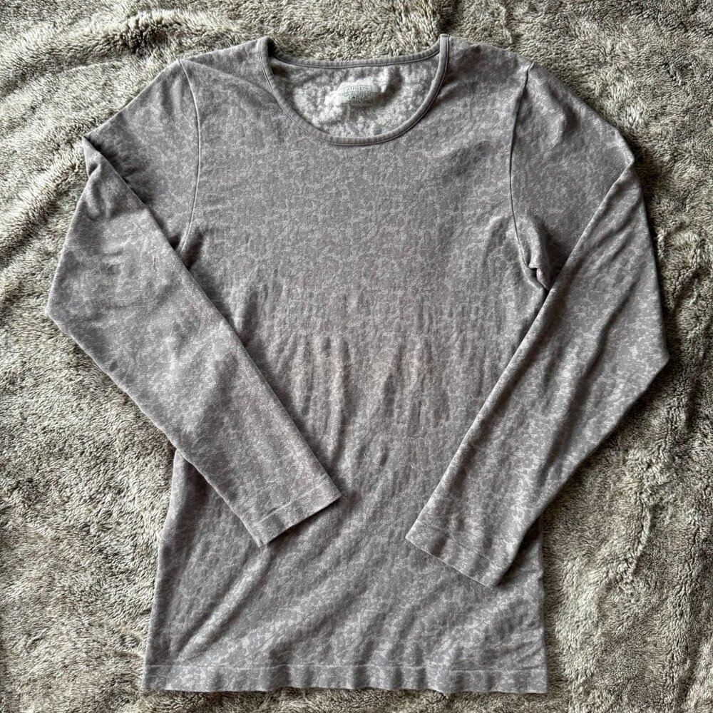 Athleta Momentum Active Floral Lace Long Sleeve Sz L